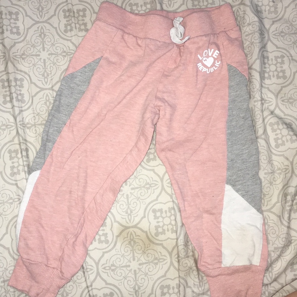 3t sweatpants pink